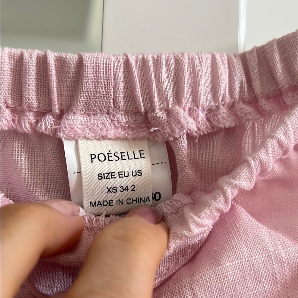 Pink Trumpet Maxi Skirt with Ribbed Texture - Picture 6 of 7